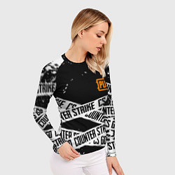 Рашгард женский CS x pubg, цвет: 3D-принт — фото 2