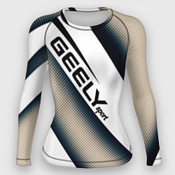 Женский рашгард Geely sport полосы