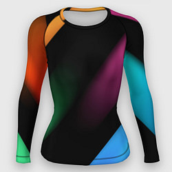 Рашгард женский Multicoloured, цвет: 3D-принт