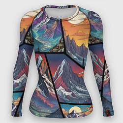 Женский рашгард Горы в стиле фэнтези