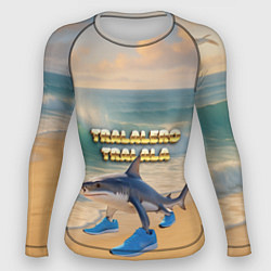 Рашгард женский Tralalero Tralala, цвет: 3D-принт