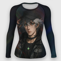 Женский рашгард Парень в кепке