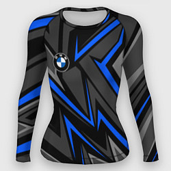 Рашгард женский BMW - blue line, цвет: 3D-принт