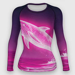 Женский рашгард Кит неоновый