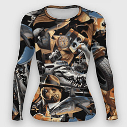 Женский рашгард Итальянские мемы брайнрот