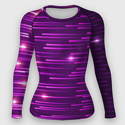 Женский рашгард Цветные светящиеся полосы