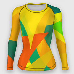 Рашгард женский Настроение в цветных тонах, цвет: 3D-принт