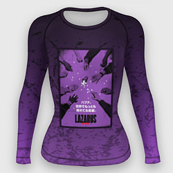 Рашгард женский Lazarus: Violet Pattern, цвет: 3D-принт