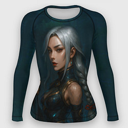 Женский рашгард Девушка с копьем китайский стиль