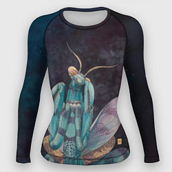 Женский рашгард Богомол акварельный