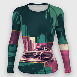 Женский рашгард Дрифтующий спорткар