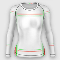 Женский рашгард Neon light green red