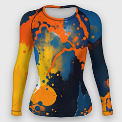 Женский рашгард Краска на стене