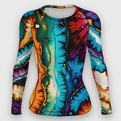 Женский рашгард Разноцветный узор