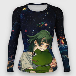 Женский рашгард МаоМао и Лягушонок Пепе - Монолог Фармацевта