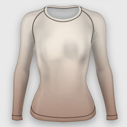 Женский рашгард Градиент песочный