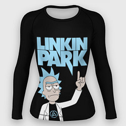 Женский рашгард Linkin Park и Рик Санчес из Рик и Морти