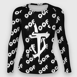 Рашгард женский Doom off black, цвет: 3D-принт