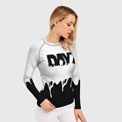 Рашгард женский DayZ краски подтёки, цвет: 3D-принт — фото 2