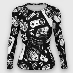 Женский рашгард Retro gamer pattern