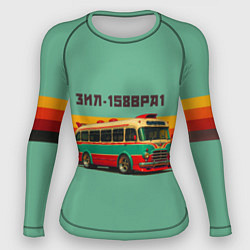 Женский рашгард Ретро автобус ЗИЛ 158ВРА1 поп-арт