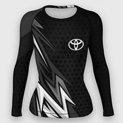 Женский рашгард Toyota - монохром