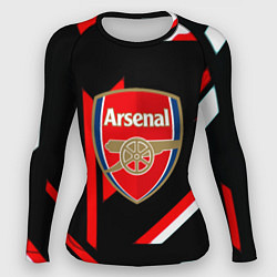 Рашгард женский Arsenal geometry steel, цвет: 3D-принт