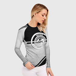 Рашгард женский Inter geometry black, цвет: 3D-принт — фото 2