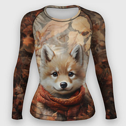 Женский рашгард Осенний волчонок