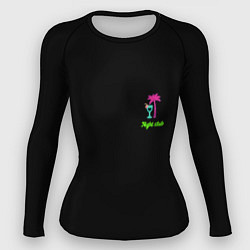 Рашгард женский Night club neon, цвет: 3D-принт