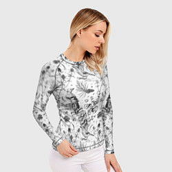 Рашгард женский Бузулукский бор, цвет: 3D-принт — фото 2