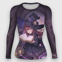 Женский рашгард Аниме Ведьма Читает Книгу Заклинаний