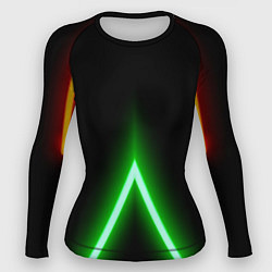 Женский рашгард Color neon green