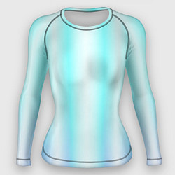 Женский рашгард Neon white blue lines