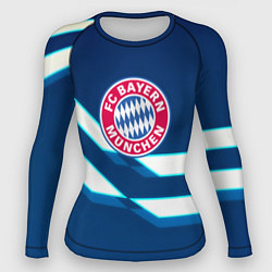 Рашгард женский Бавария Мюнхен геометрия, цвет: 3D-принт