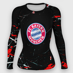 Женский рашгард Бавария Мюнхен штрихи красок