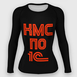 Рашгард женский Кмс - по 1с, цвет: 3D-принт