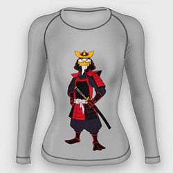 Женский рашгард Утка-самурай с катаной