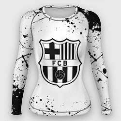 Женский рашгард Barcelona брызги красок