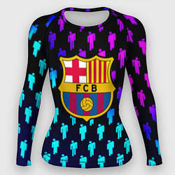 Женский рашгард Barcelona люди градиент неон