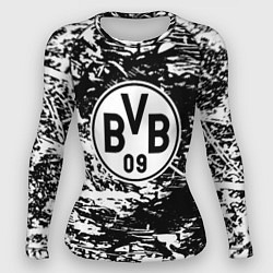 Женский рашгард Боруссиа белые краски