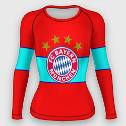 Женский рашгард Бавария Мюнхен полосы линии