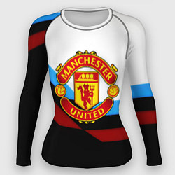 Женский рашгард Манчестер Юнайтед геометрия спорт