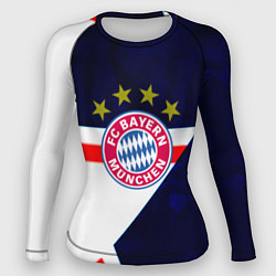 Рашгард женский Бавария звезды геометрия, цвет: 3D-принт