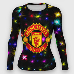 Женский рашгард Манчестер Юнайтед праздничные огни