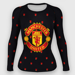 Женский рашгард Манчестер Юнайтед розы текстура