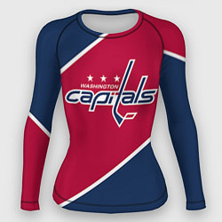 Рашгард женский Washington capitals, цвет: 3D-принт