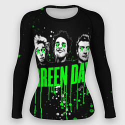 Рашгард женский Green Day: Acid Colour, цвет: 3D-принт