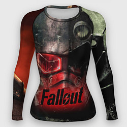 Рашгард женский Fallout Red, цвет: 3D-принт