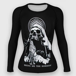 Рашгард женский BMTH: Skull Pray, цвет: 3D-принт